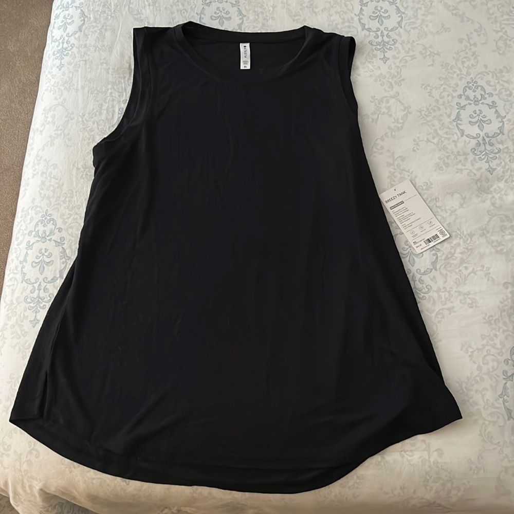 NWT Athleta black tank top
